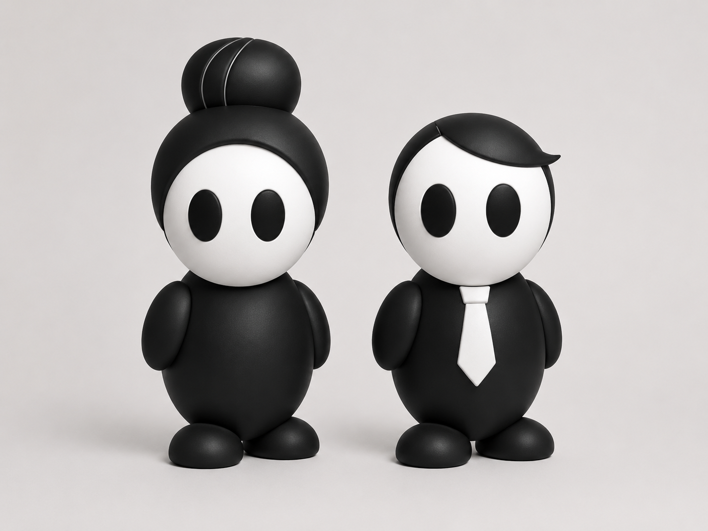Original NoGos Barb and Bryan model by Aya Hirschauge